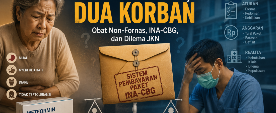 Satu Amplop, Dua Korban: Obat Non-Fornas, INA-CBG, dan Dilema JKN